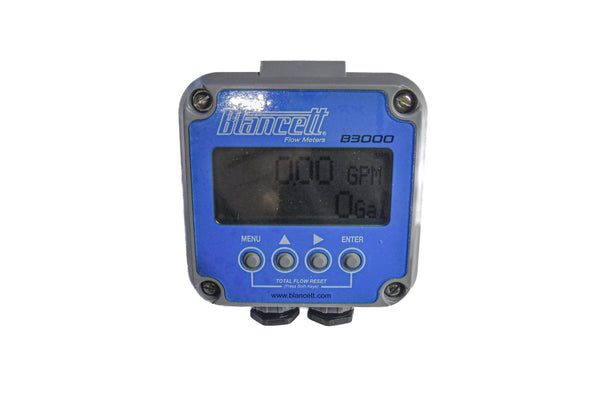 Flow Meter Display, Loop Powered, 4-20mA or pulse
